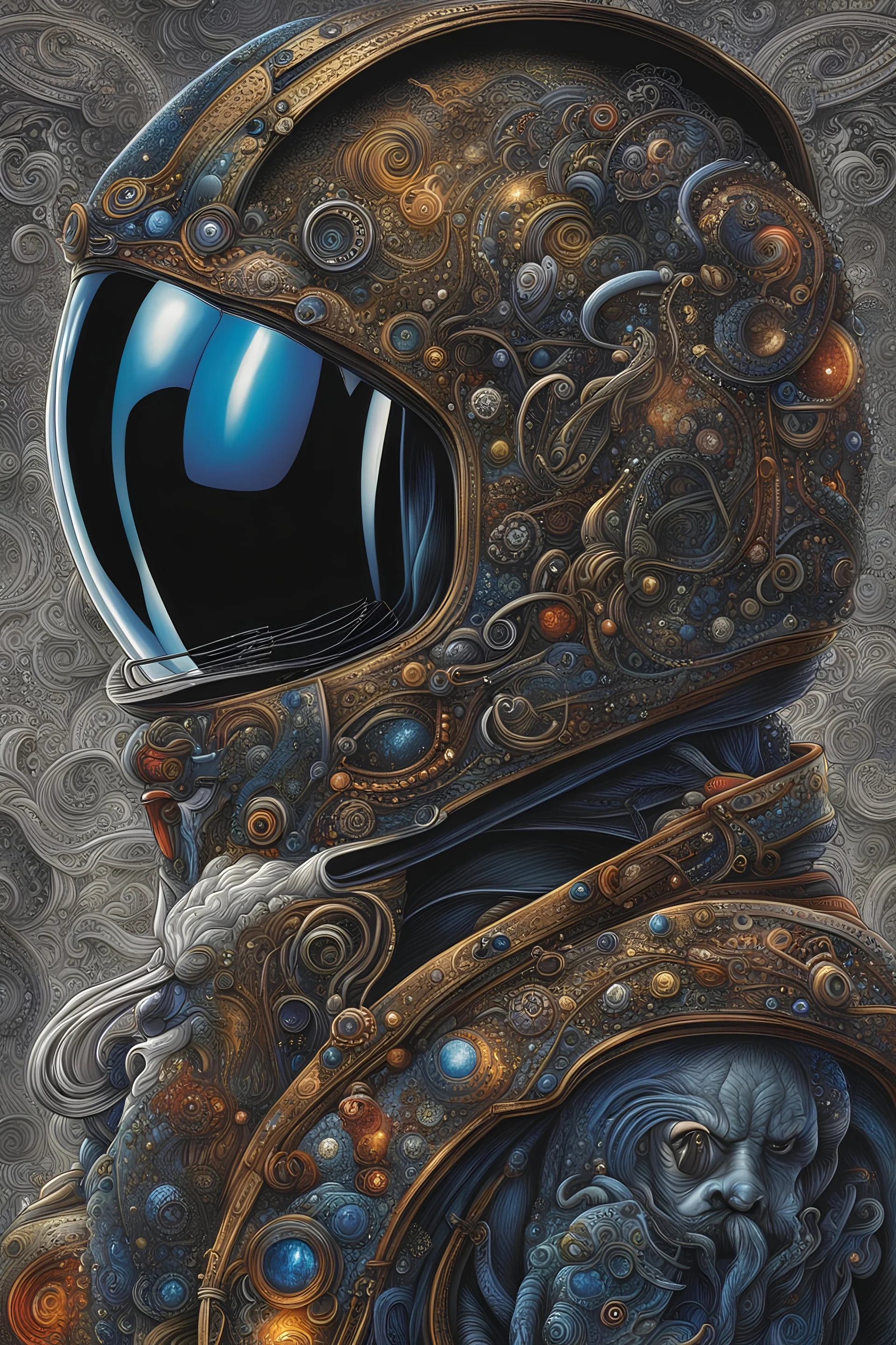 888 weird mystic ,dark , fantasy, sinister, Joan Miro and Sorayama Hajime, fantasy hyperdetailed, weirdart, cyberpunk, dark colors, extreme high illustration, textured hypermaximalism, masterpiece, intricate details, reflections, cinematic