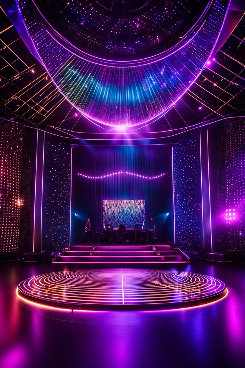 luxury disco stage