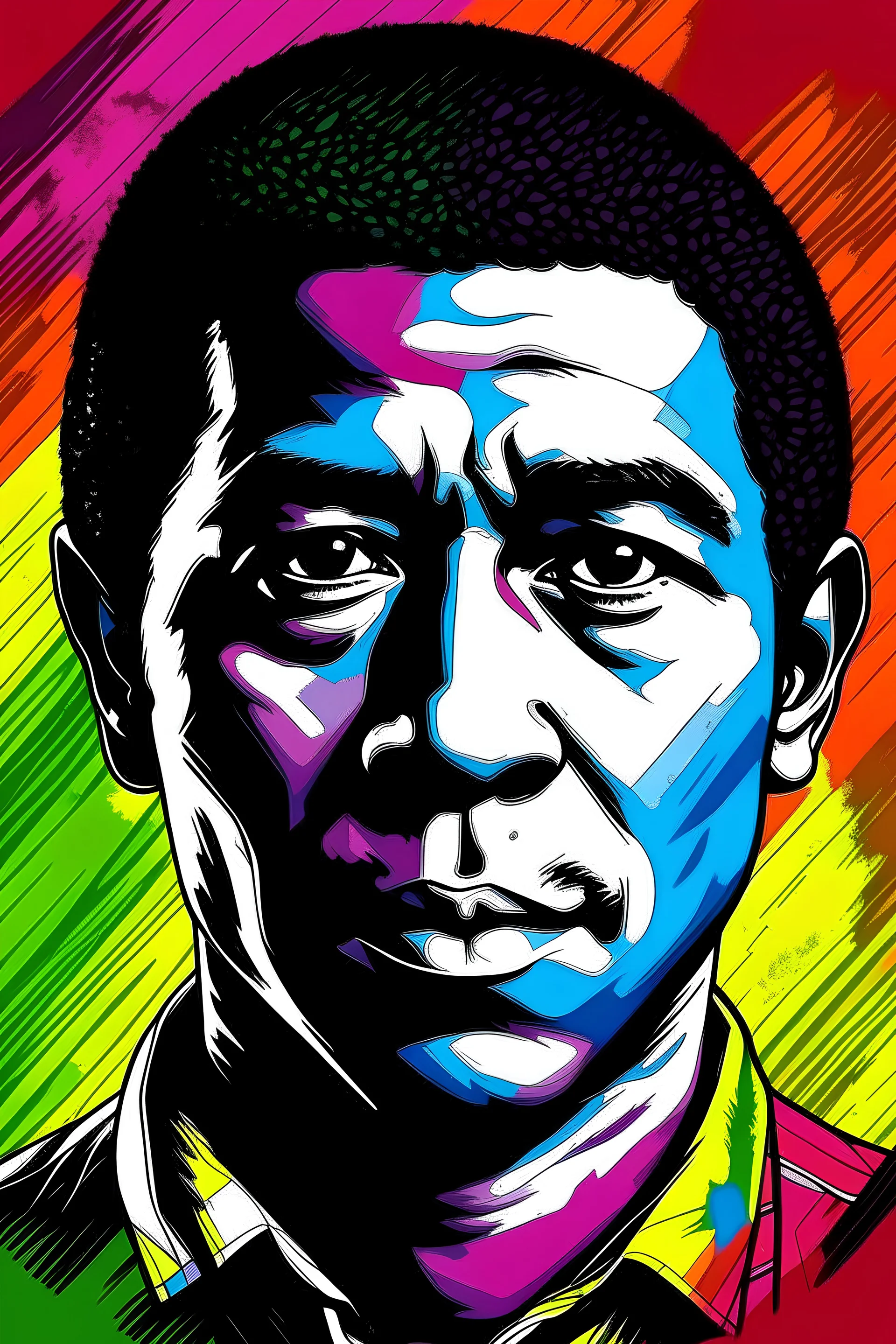 Hombre de colores