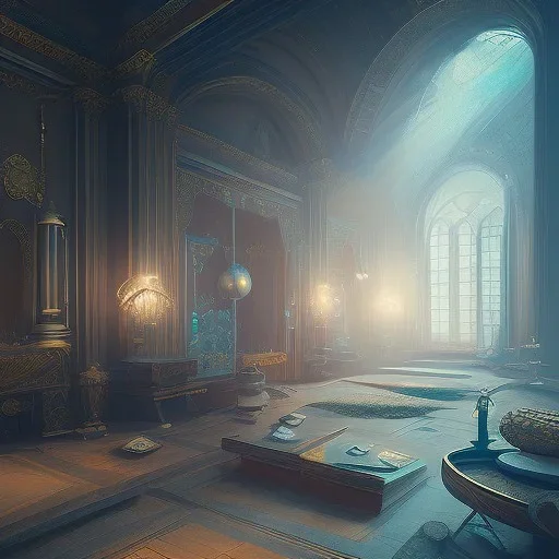 School of learning magical arts, mysterious cosmic backdrop, celestial ambience, soft lighting, unreal engine 5 volumetric lighting, intricate details, realistic style, 8k resolution