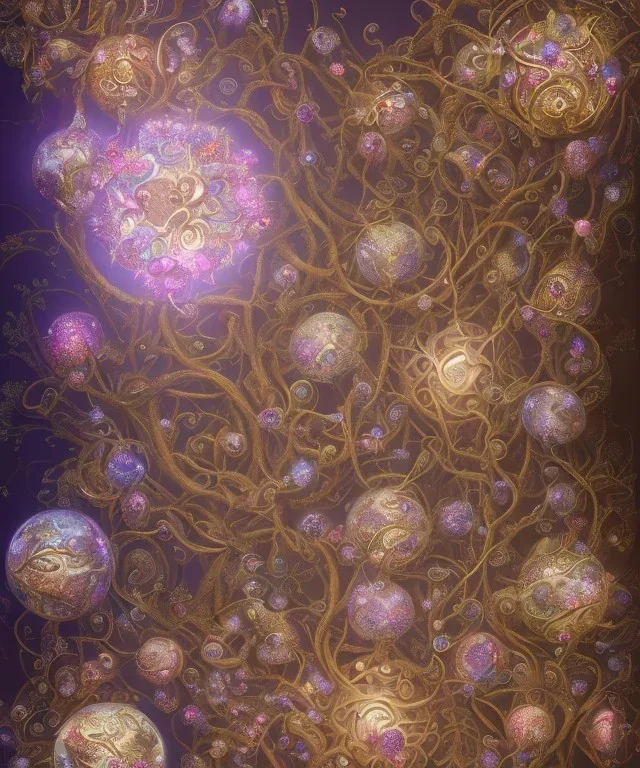 the most stunning, beautiful, Tree of Life with dripping flower garlands, floating globes of light, centered, 8k resolution, high-quality, fine-detail, iridescent, intricate, digital art, detailed matte, volumetric lighting, illustration, 3D octane render, brian froud, howard lyon, selina french, anna dittmann, annie stokes, lisa parker, greg rutowski, alphonse mucha, George Grie, Ben Goossens, Igor Morski