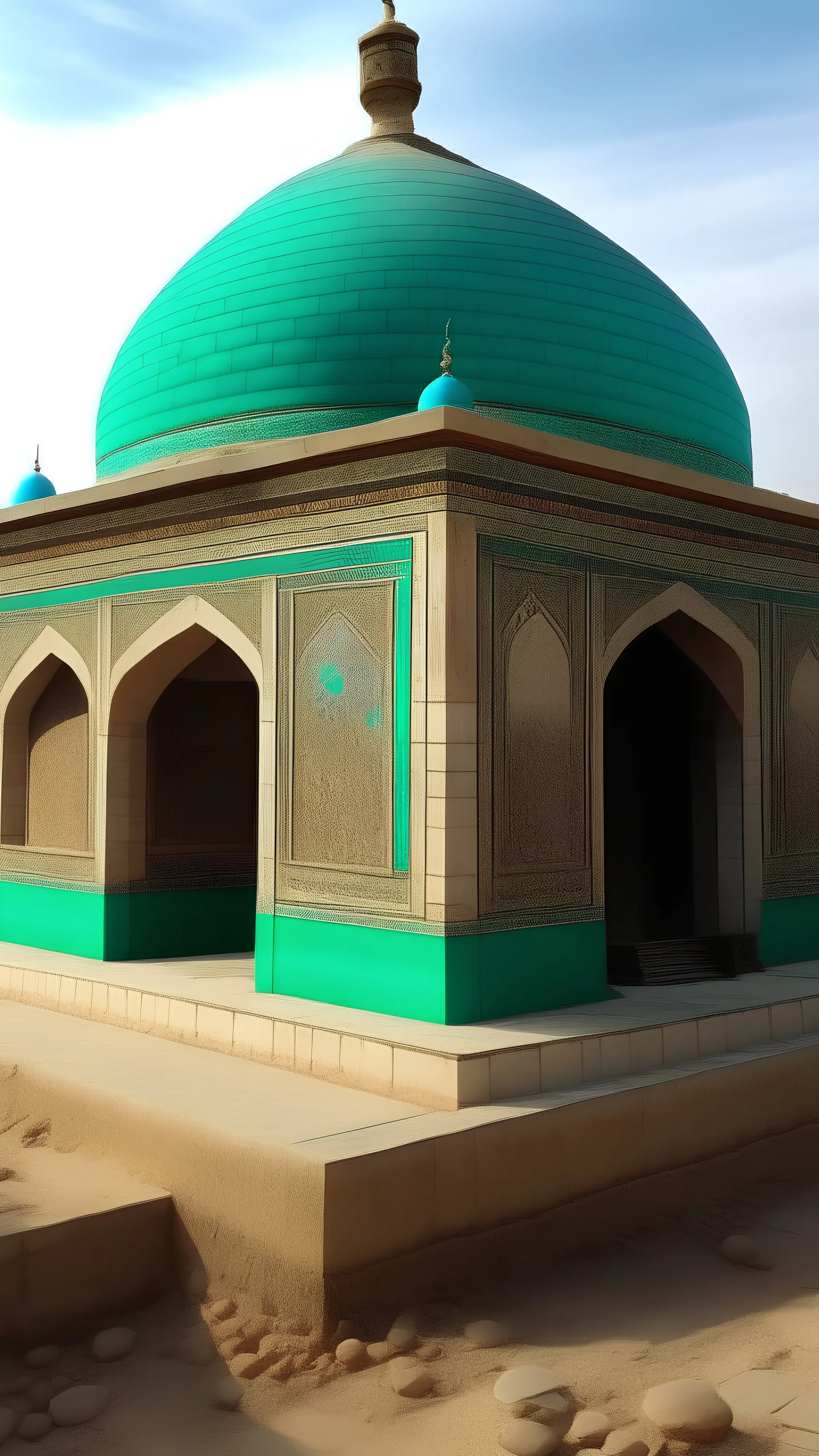 Buatkan gambar ai makam para nabi