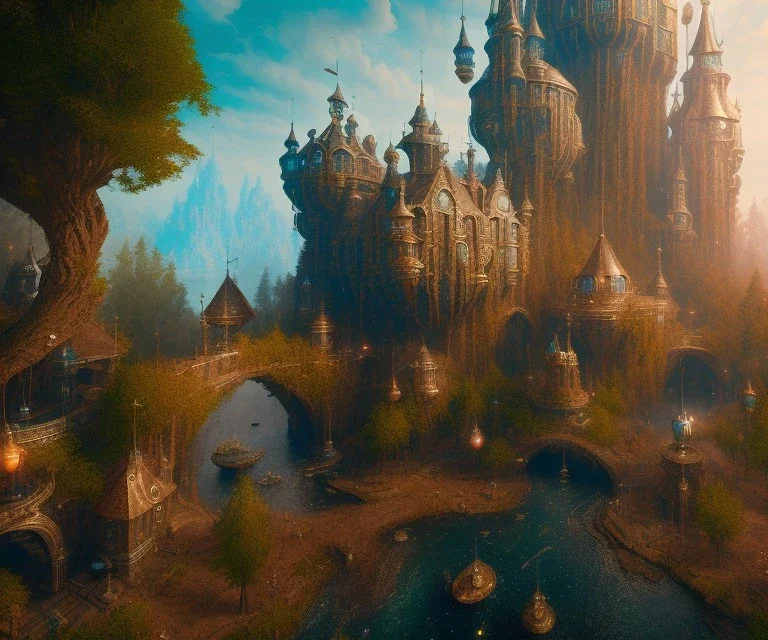 World in the hourglass, detailed matte painting, deep color, fantastical, intricate detail, splash screen, complementary colors, fantasy concept art, 8k resolution trending on Artstation Unreal Engine 5