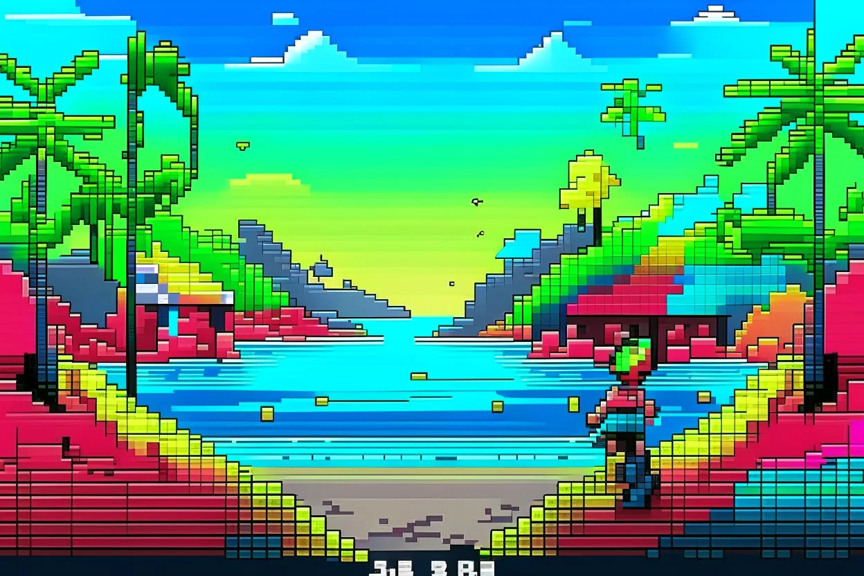 ALBUM COVER - 8BIT IBIZA TECHNO RAVER