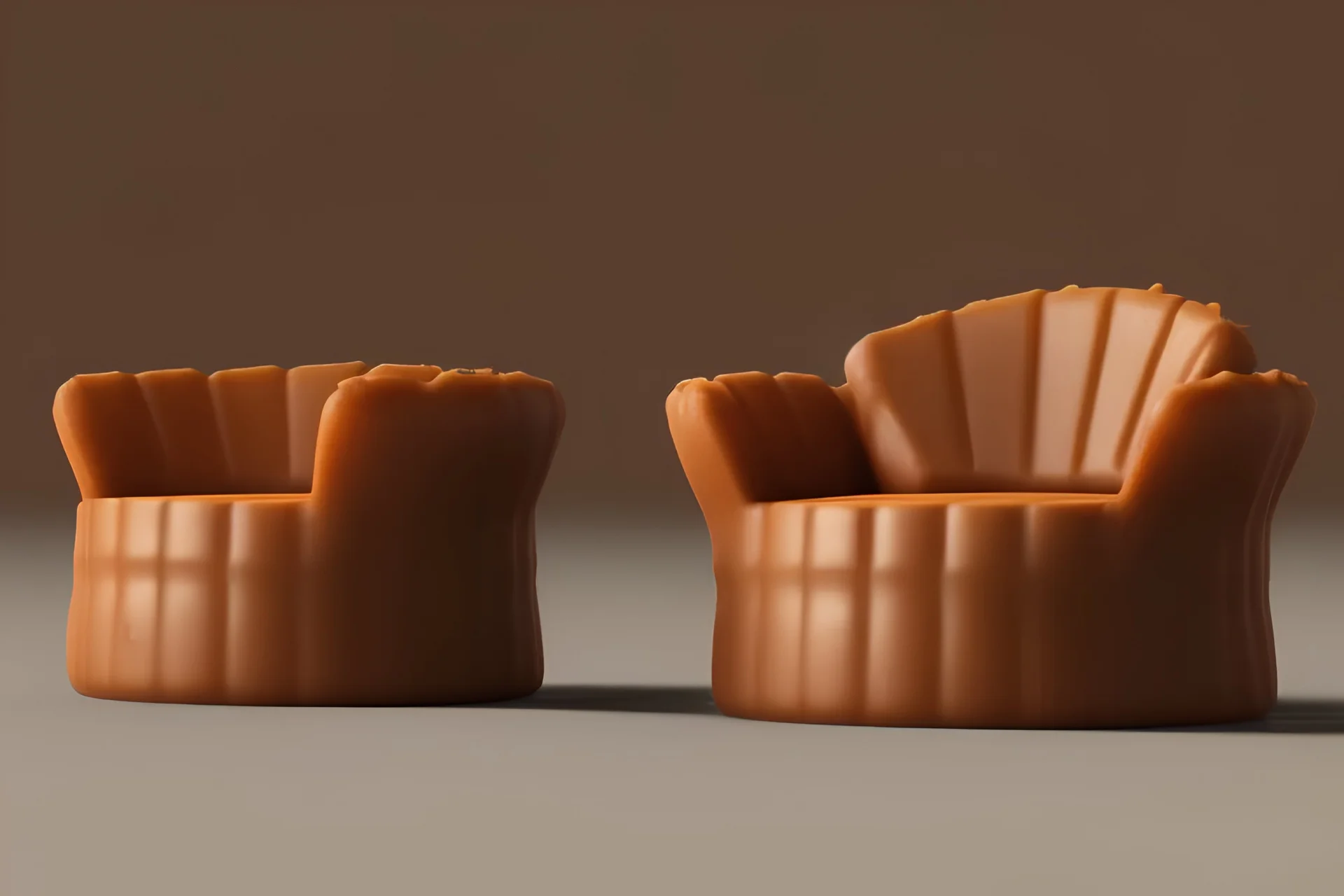 Reese's Peanut butter cup armchair