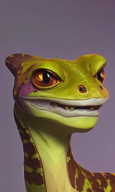 a gecko portrait