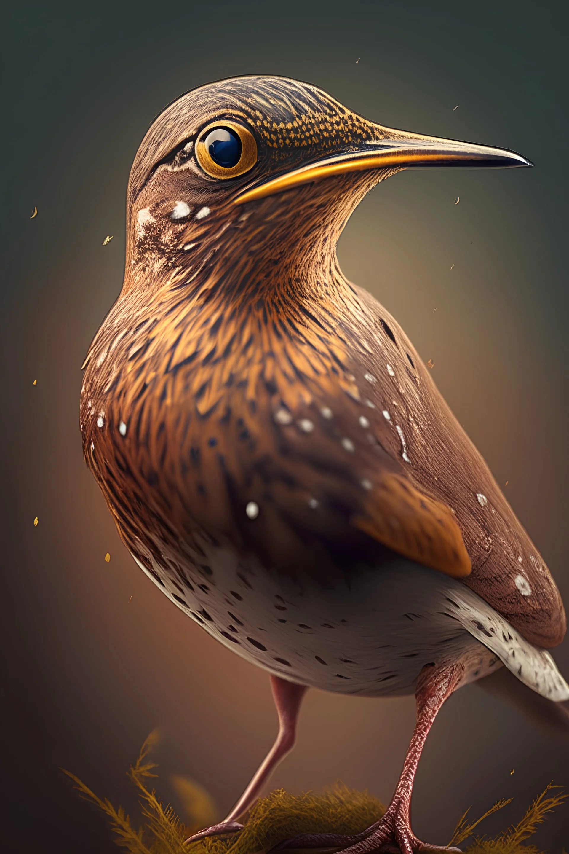 Create a new kind of thrush bird