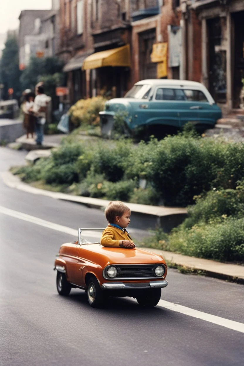 Mesmerized By The Sights Of Earth In The 1970s This Little Guy Misses His Ride Home