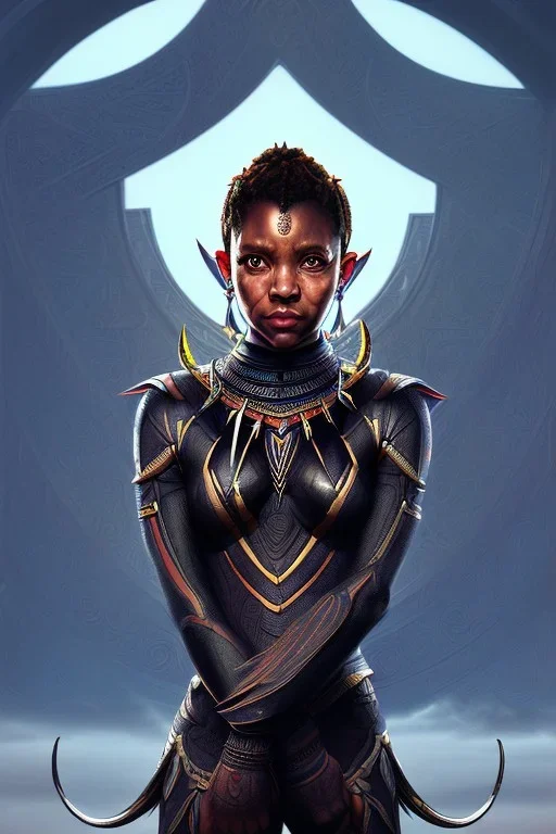 sango fantasy, fantasy magic, intricate, sharp focus, illustration, highly detailed, digital painting, concept art, matte, artgerm and paul lewin and kehinde wiley, masterpiece Asian lady black panther Papu New Guina pyramid black silver space lady space blood moon galaxy