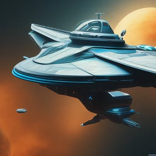 70’s sci-fi spaceship