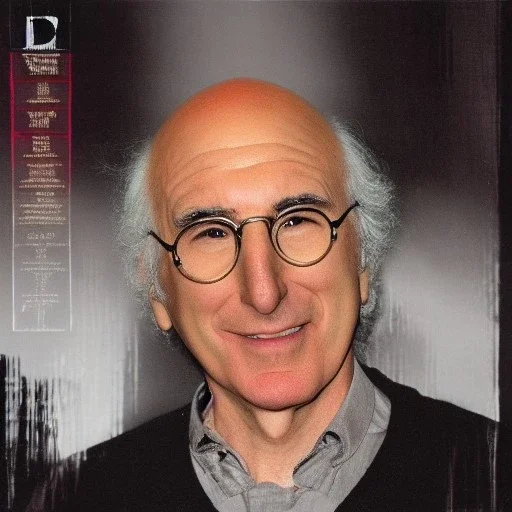 Larry David on the Transilvanian Hunger album cover