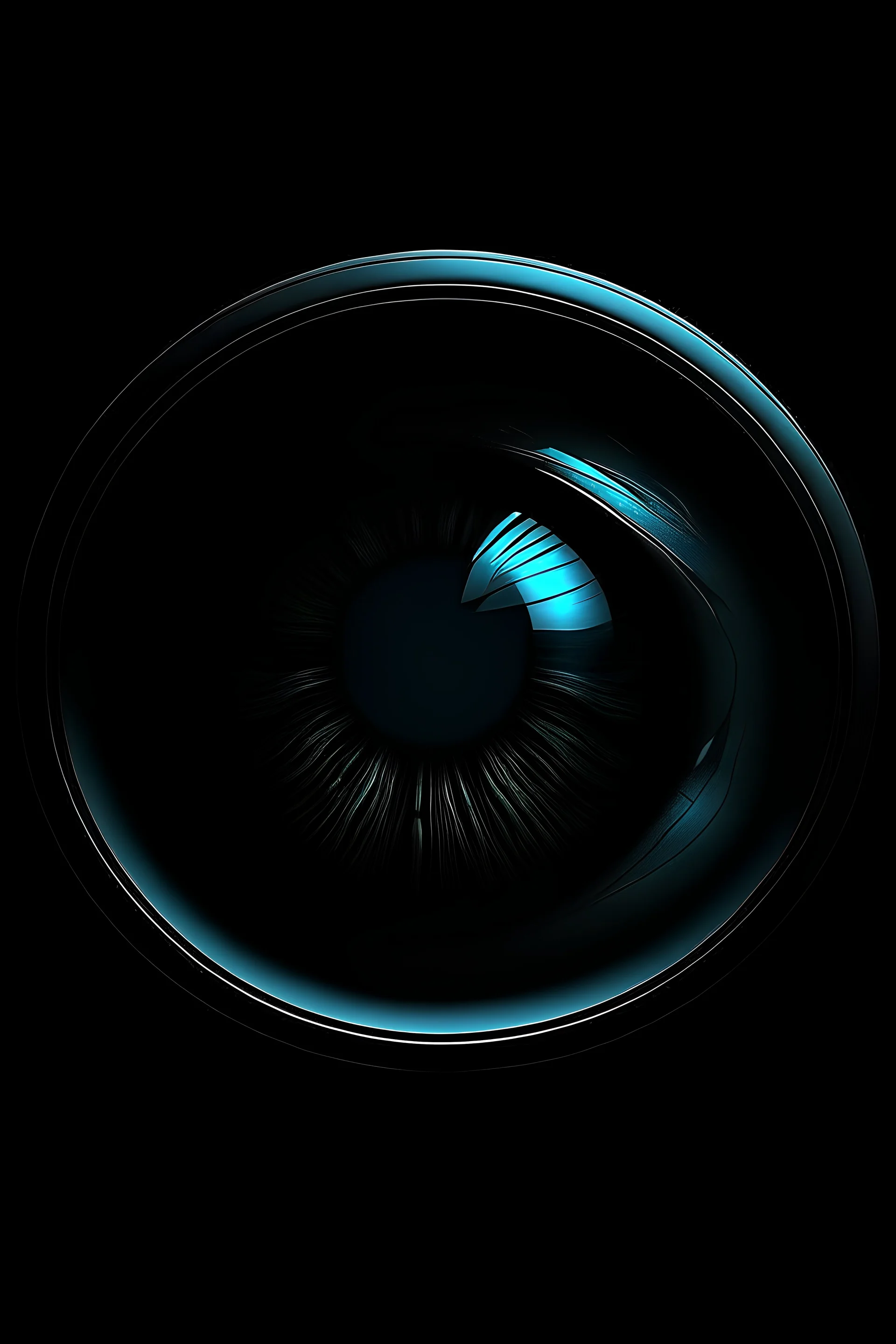 rotating eye dark theme