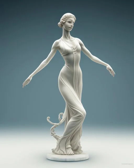 translucent glass alabaster sculpture backlight, an Art Nouveau dancer, very emotional, welcoming, love, luminescence, sculpture, photograph, studio lighting, product photography, figurine, unreal engine, cryengine, ambient occlusion