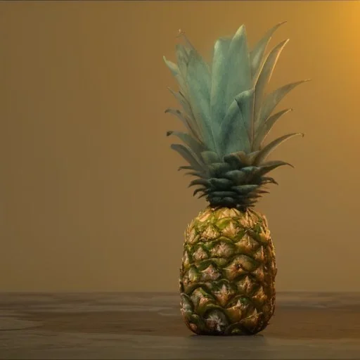 a pineapple, highly realistic