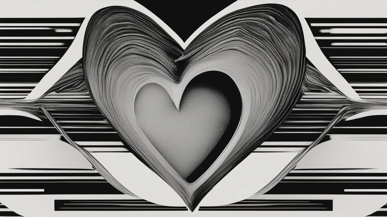 in elegant dyplay typography, a centered mInimal frozen heart in full frame on the background by Josias Severo, emotional, hyper details, ultra Reallestic, also Semitic