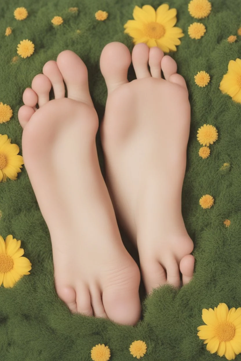 generate a picture of a woman's feet