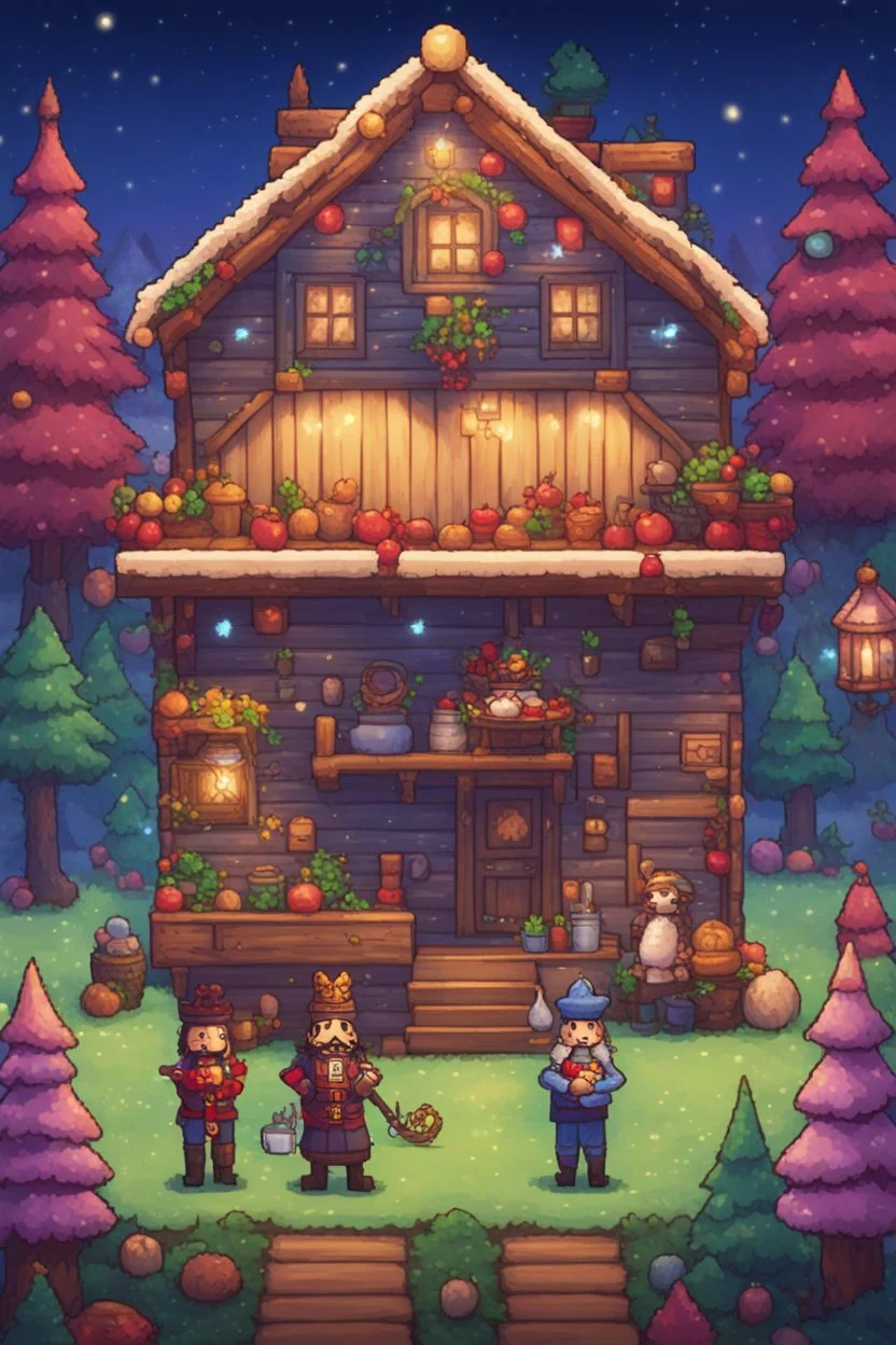 NUTCRACKER FANTASY, stardew valley style