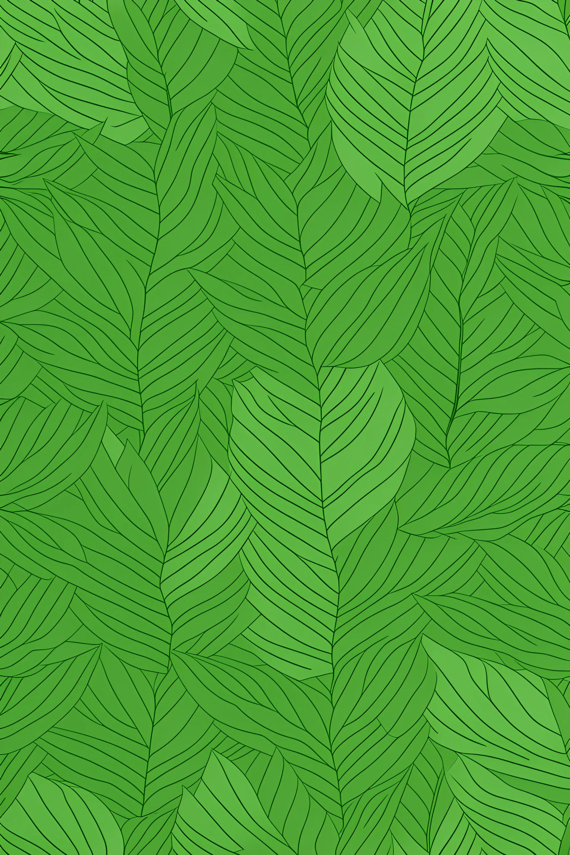 Green leaf material