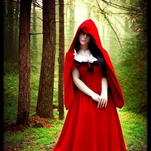 horny, gorgeous red riding hood