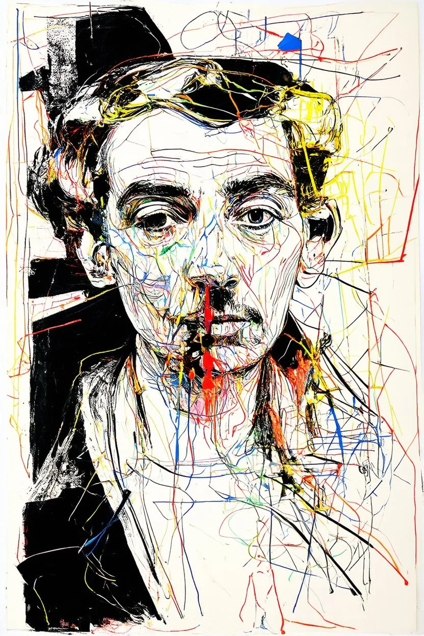 bifurcation of timelines; Matisse; surrealism; Analytic Cubism; Georges Braque; black and white with flashes of primary colors