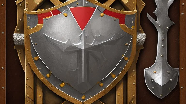 medieval battle shield