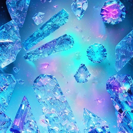 cristal angelic crystalline, blue,pink , cosmic, opalescent, gemstones, crystals, other worldly,water,bright, ice background, snow lake blue