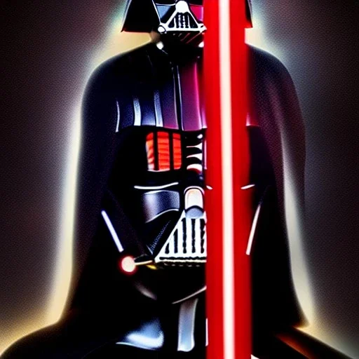 ultra detailed fullbody portrait in oil of Darth Vader with red lightsaber, extremely detailed digital painting, extremely detailed face,crystal clear eyes, in the style of Keith Parkinson and Ken Kelley robert e howard and pablo oliveira , mystical colors, perfectly centered image, perfect composition, rim light, beautiful lighting,8k, stunning scene, raytracing