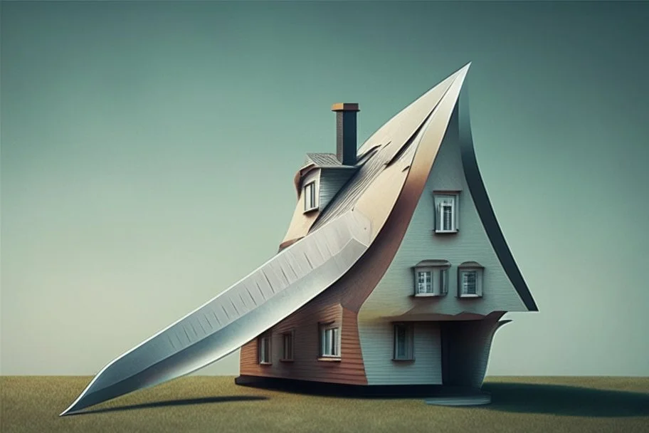 knife shaped house