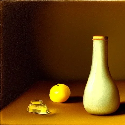 still life bottle