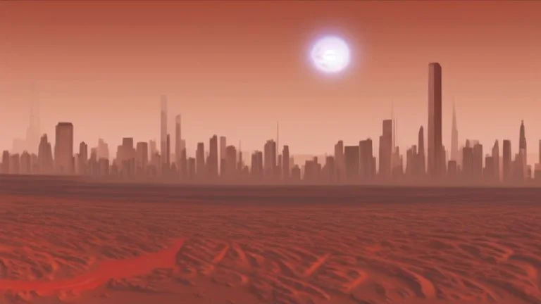 station and city on Mars