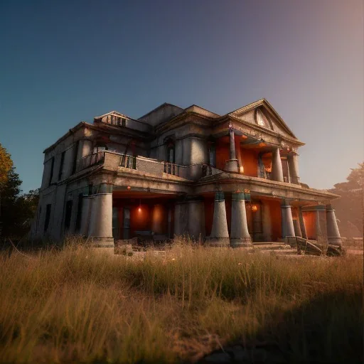 Artemis Tapınağı, unreal engine 5, sunset rainbow