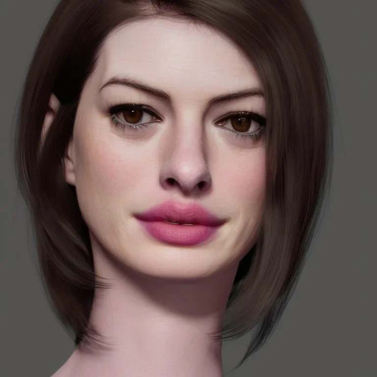 only perfect Anne Hathaway, wearing victoria secret, highly realistic, highly detailed