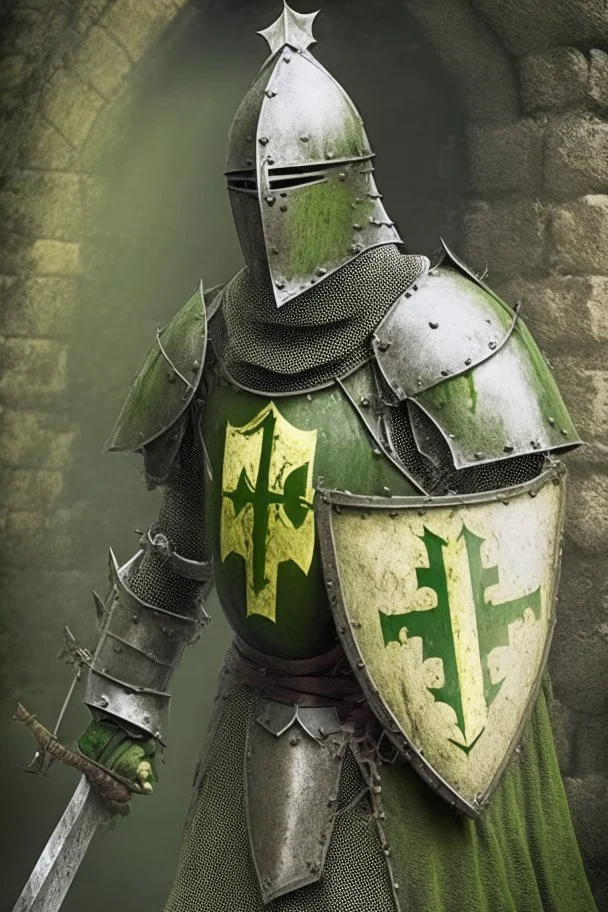 crusader holy light olive green dark medieval TambsTV knight