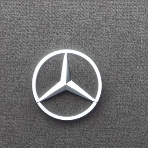 mercedes brand logo futuristic robot