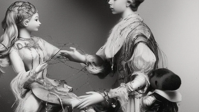 في الصورة، تظهر يد بشرية تمسك بخيوط دمية. اليد بيضاء ناصعة، بينما الخيوط سوداء داكنة. تمسك اليد الخيوط بإحكام، مما يوحي بسيطرة اليد على الدمية. تقف الدمية في الخلفية، وهي غير مرئية تمامًا. لا يمكن رؤية سوى الخيوط السوداء التي تمتد من اليد إلى الدمية. هذا يخلق إحساسًا بالغموض والتشويق. الصورة مأخوذة من زاوية عالية، مما يخلق تأثيرًا مهيمنًا لليد. هذا يوحي بأن اليد قوية وفعالة. الصورة ذات خلفية مظلمة، مما يخلق جوًا غامضًا ومثيرًا للاهتمام. هذا يعزز الموضوع العام للتلاعب، والذي غالبًا ما يرتبط با