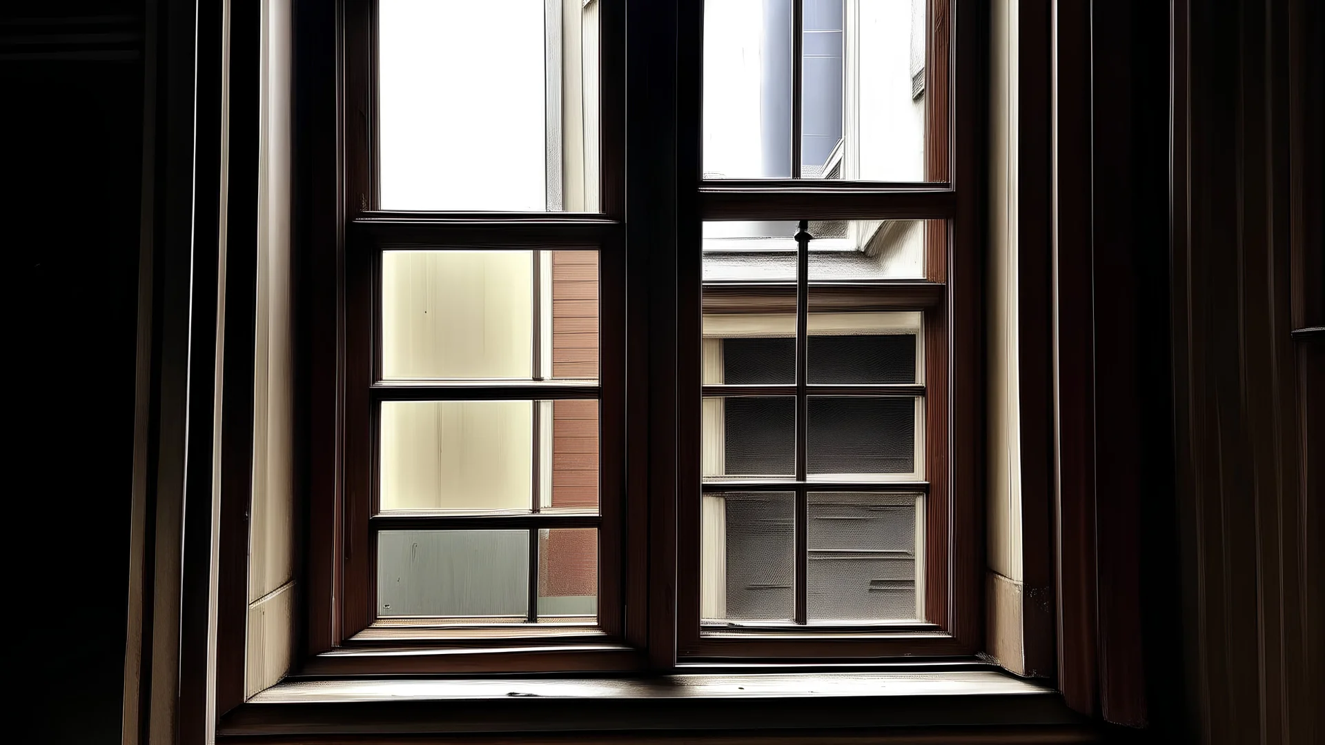 Somebody can come behind the window