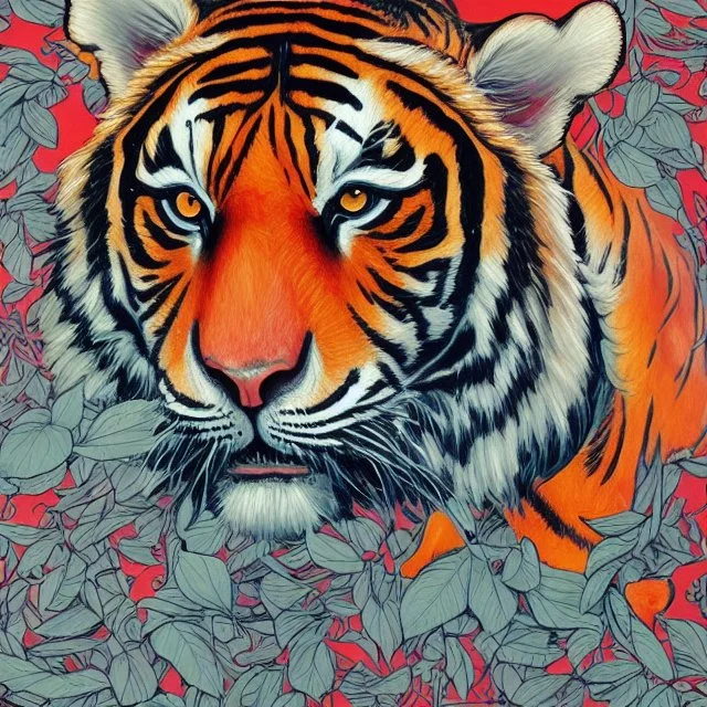 tiger by james jean]