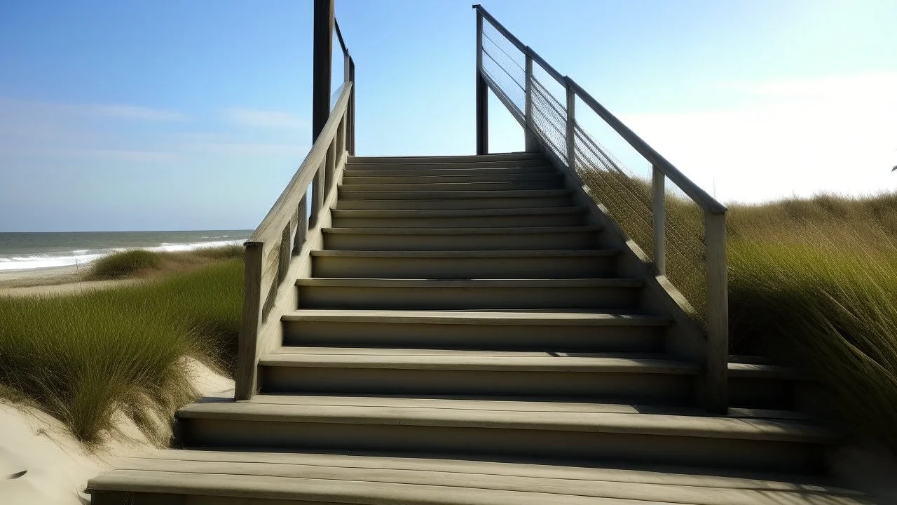 Small stairs to the west wind