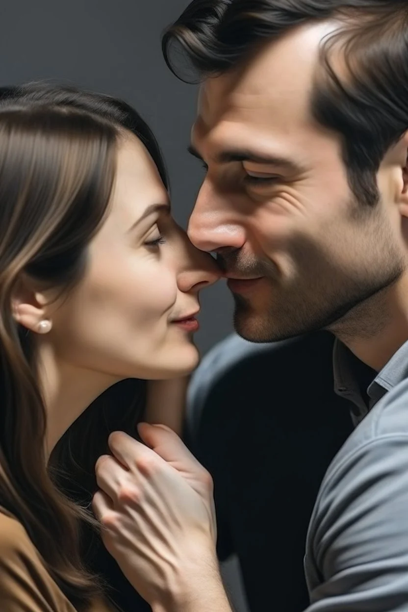 woman whispering in her boyfriends ear