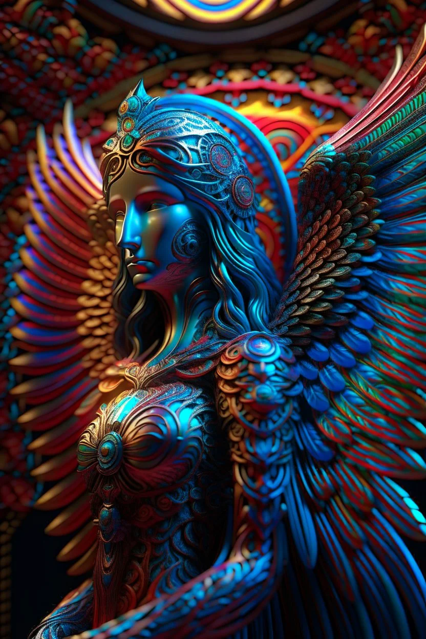 mandala Angel, colorful page, coloer background, digital Art, perfect composition, beautiful detailed intricate insanely detailed octane render trending on artstation, 8 k artistic photography, photorealistic concept art, soft natural volumetric cinematic perfect light, chiaroscuro, award - winning photograph, masterpiece, oil on canvas, raphael, caravaggio, greg rutkowski, beeple, beksinski, giger, black and white still, digital Art, perfect coloer, read,green, blew,white, ((((colorful))))