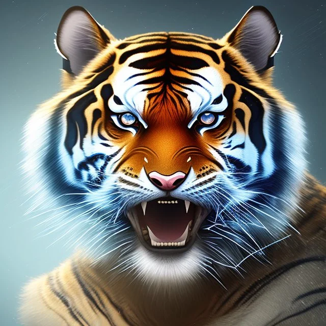 cyber tiger in 3d