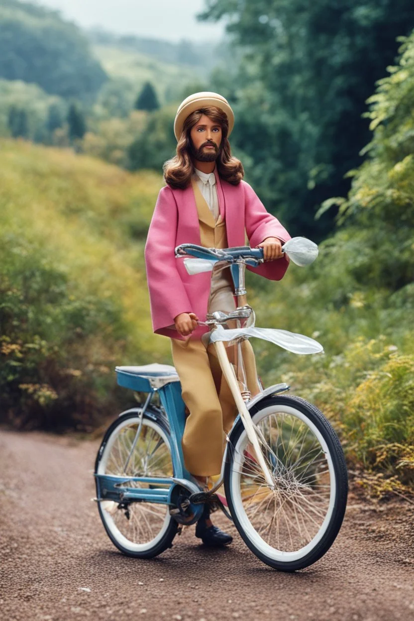 [Jesus bicycle] Mesmerized By The Sights Of Earth In The 1970s This Little Barbie Misses His Ride Home