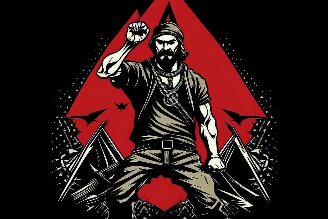 freedom fighter crypto degen anarchist rising up