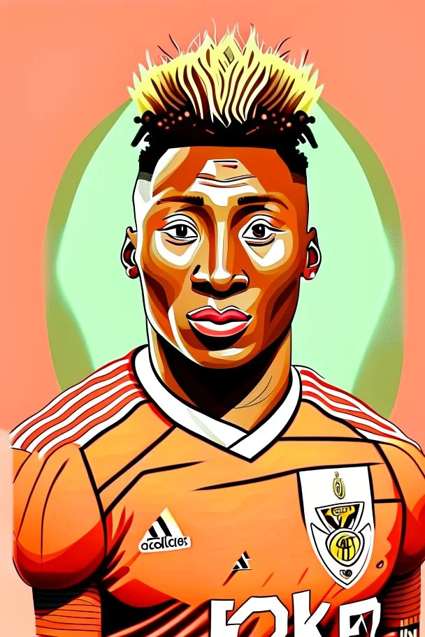 Andre Onana Footballer cartoon 2d