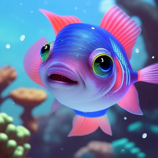 Cute Fish, Wearing make up avatar pandora