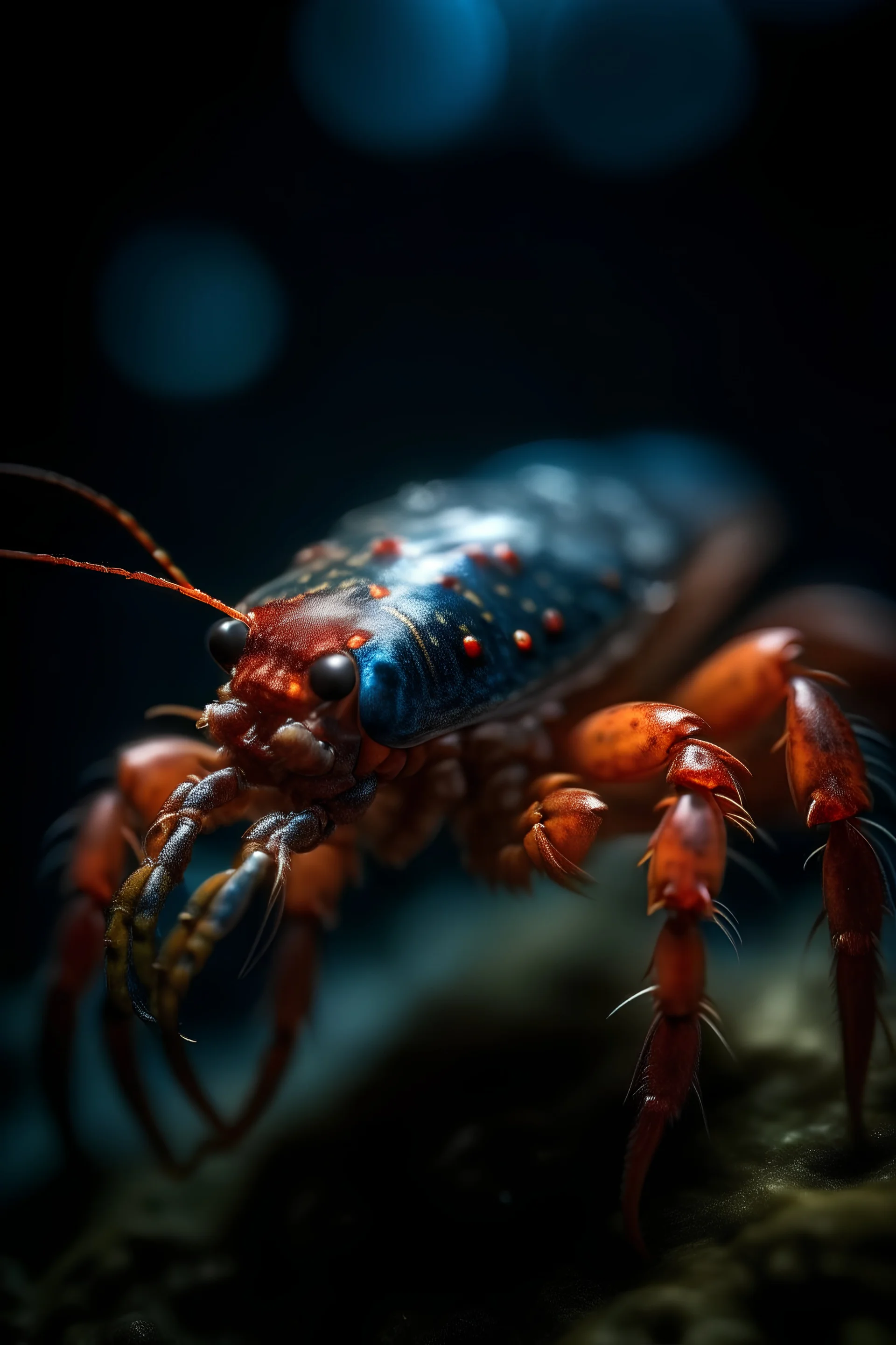 portrait of the flamingo lobster in waves like birds,shot on Hasselblad h6d-400c, zeiss prime lens, bokeh like f/0.8, tilt-shift lens 8k, high detail, smooth render, down-light, unreal engine, prize winning