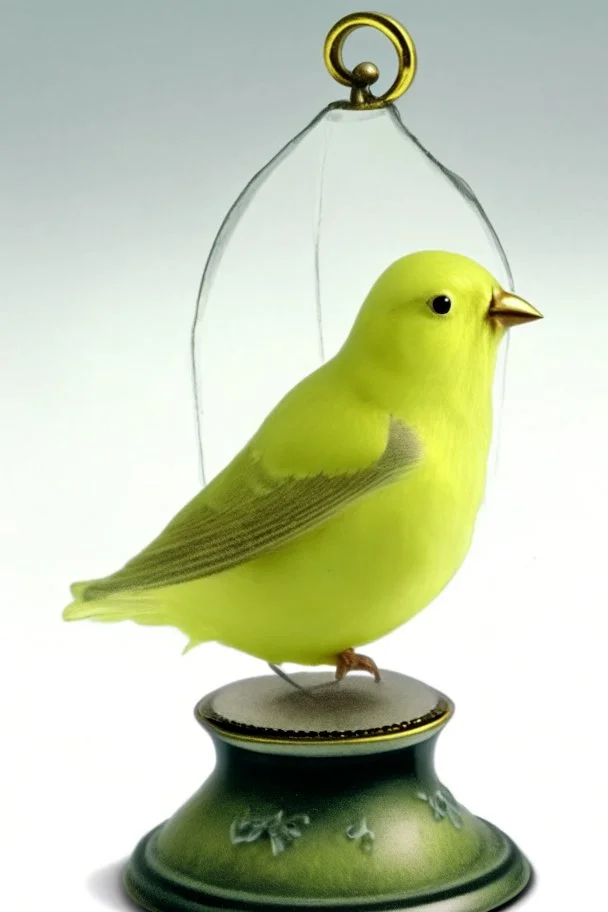 Canary on top a bell