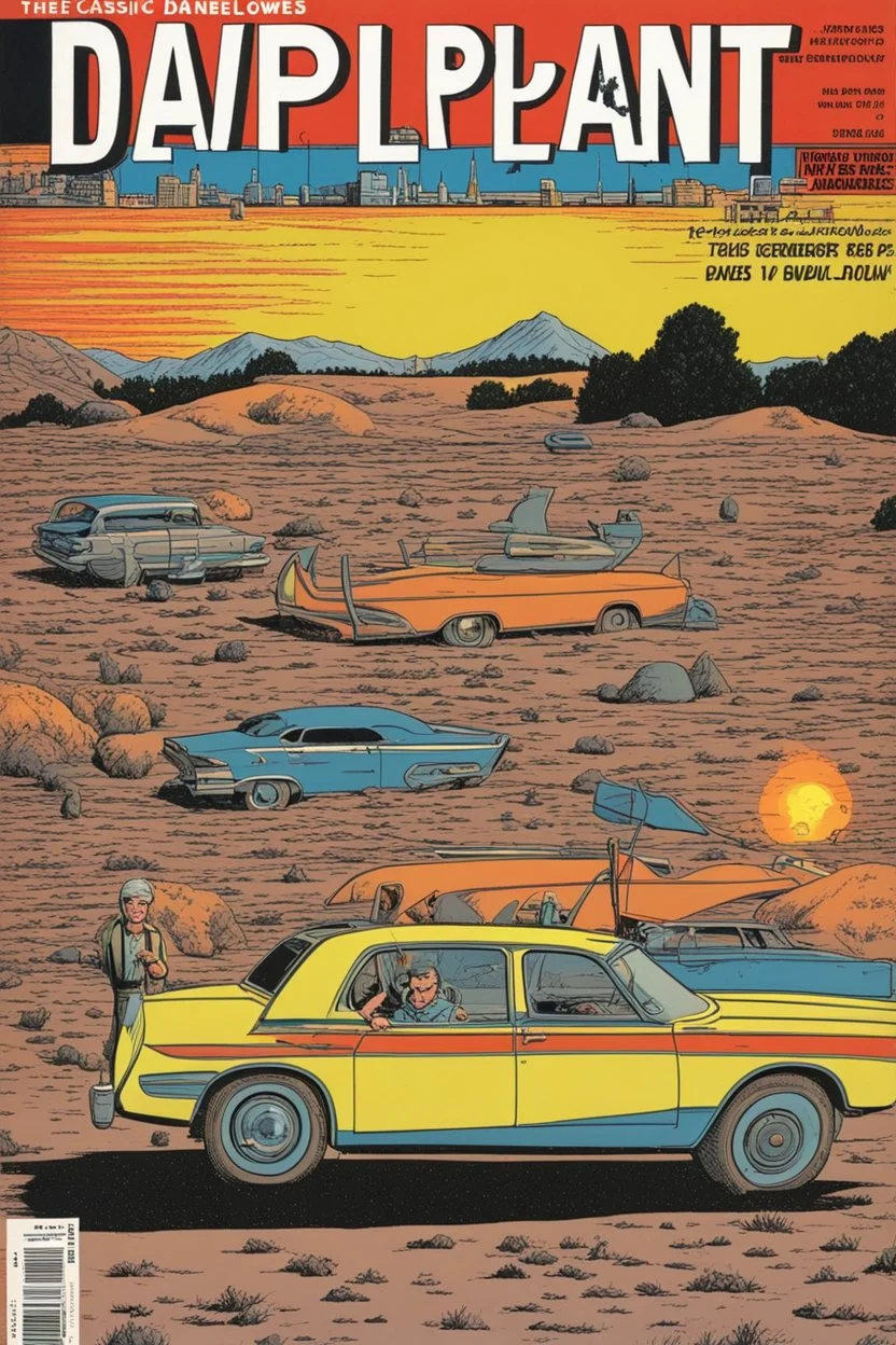 Classic Daniel Clowes cover to David Greenberger’s Duplex Planet Illustrated#15, published by Fantagraphics, January 1993.