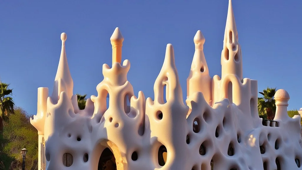 Ice cream castles in the summertime; Antoni Gaudí