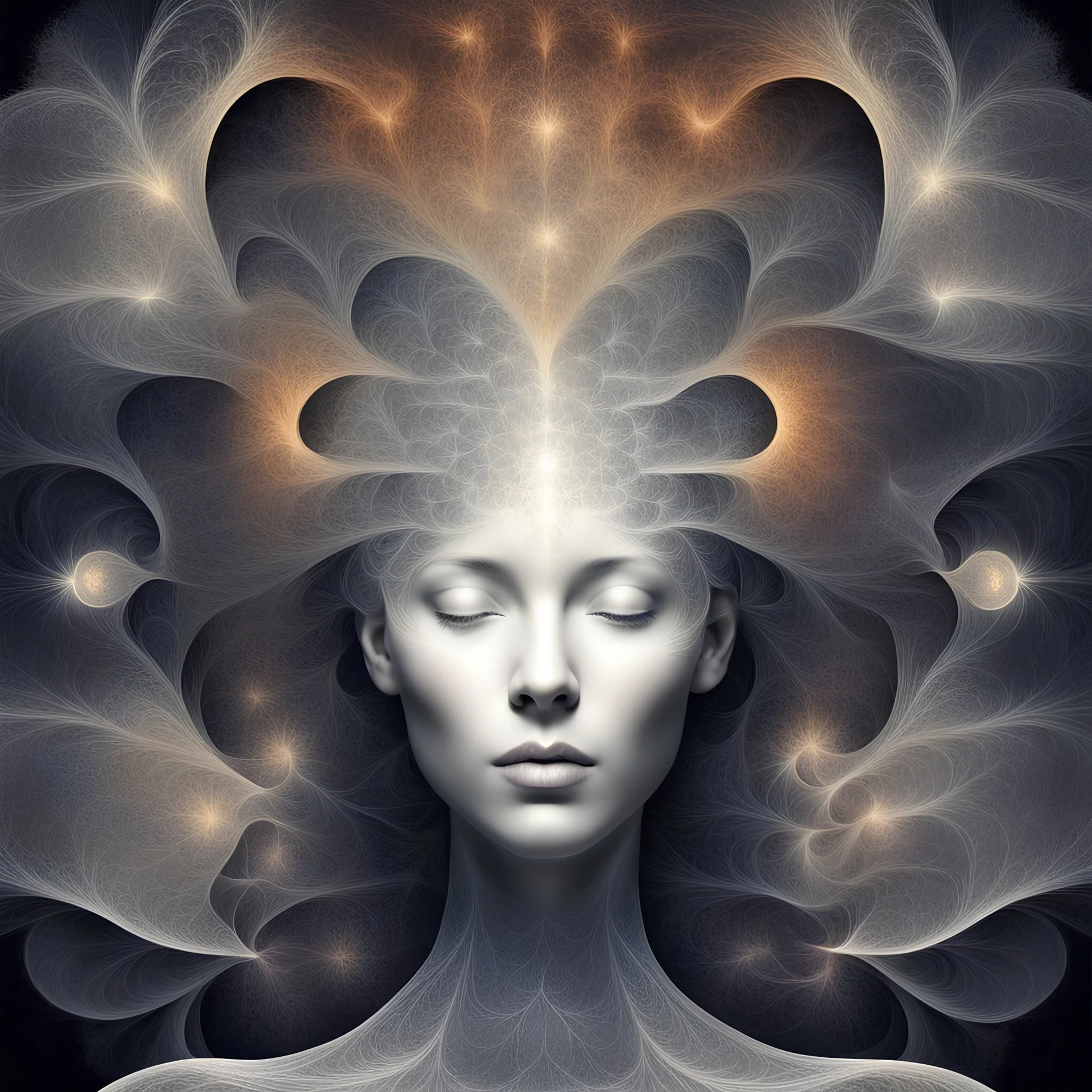 fractal language connects the person with other people and the nature